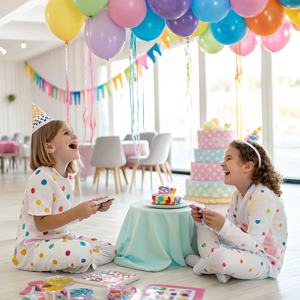 Children enjoying a themed birthday party